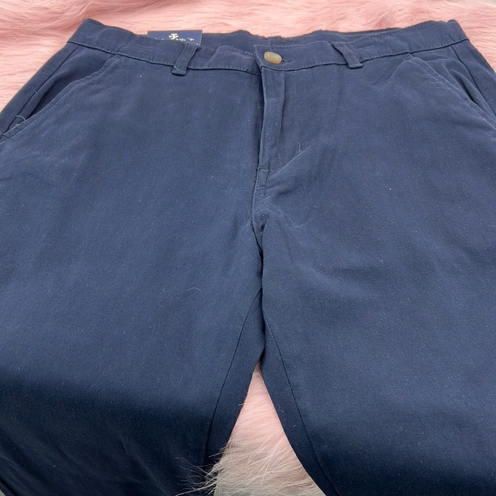IZOD flat front navy pant size 20 adjustable waist
